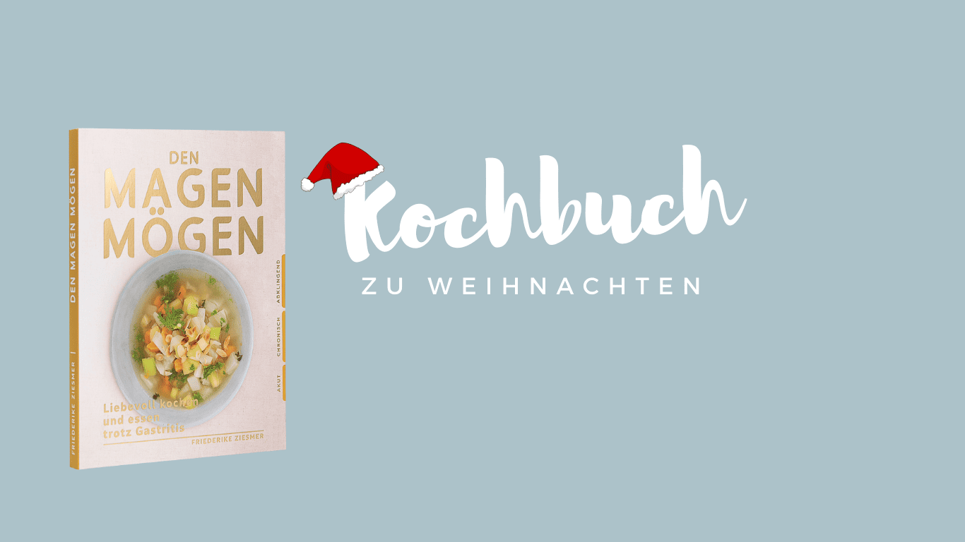 Kochbuch zu Weihnachten bei Magenbeschwerden