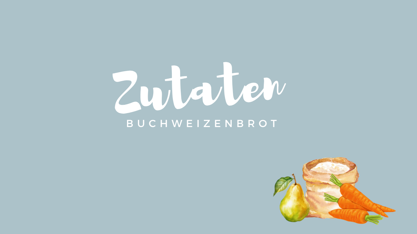 Zutaten karotten Birnenbrot glutenfrei vegan