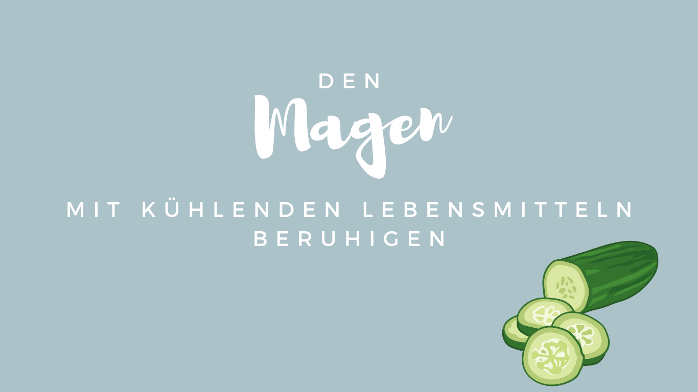 den magen mit Lebensmitteln beruhigen